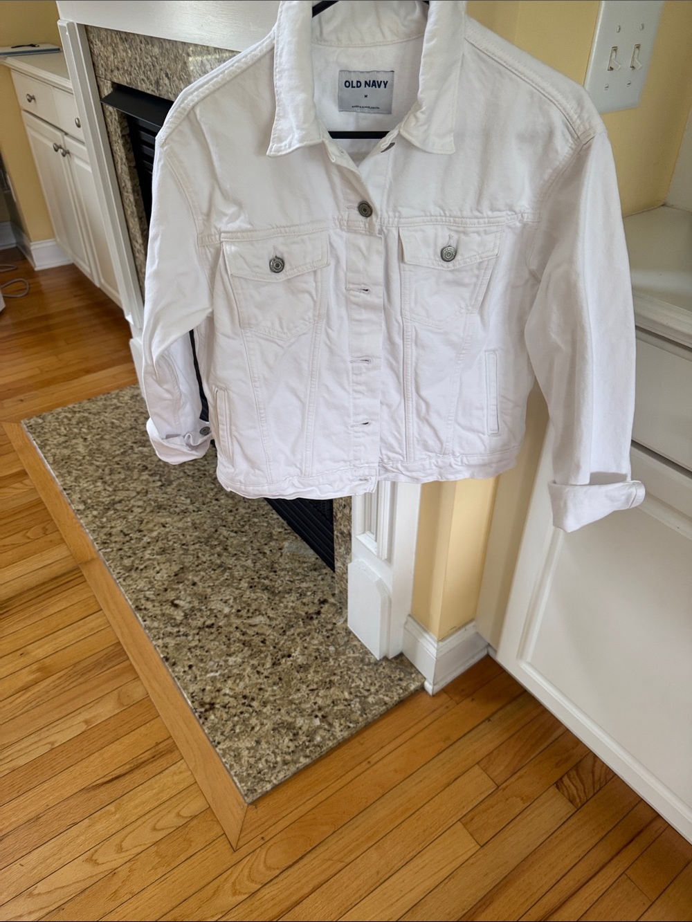 Old Navy White Jacket Size Medium